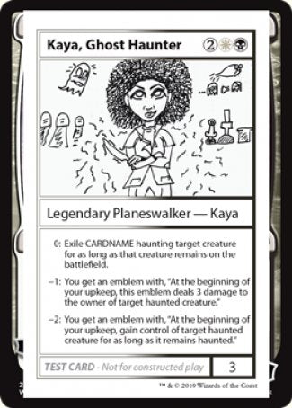 Kaya, Ghost Haunter (2021 Edition) [Mystery Booster Playtest Cards] | Odin's Place