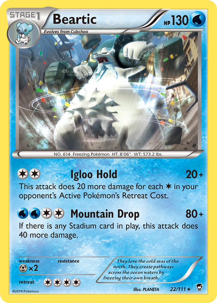 Beartic (22/111) [XY: Furious Fists] | Odin's Place