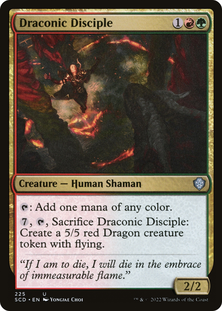 Draconic Disciple [Starter Commander Decks] | Odin's Place