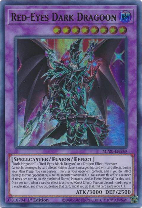 Red-Eyes Dark Dragoon [MP20-EN249] Ultra Rare | Odin's Place