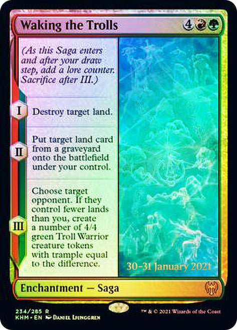 Waking the Trolls [Kaldheim Prerelease Promos] | Odin's Place
