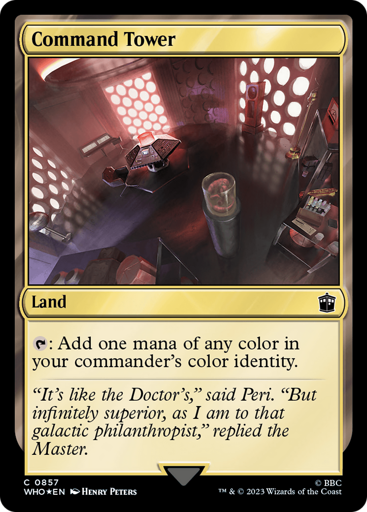 Command Tower (0857) (Surge Foil) [Doctor Who] | Odin's Place