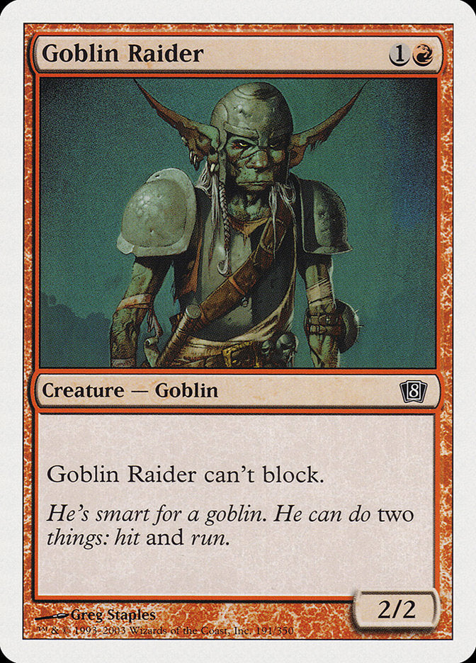 Goblin Raider (191) [Eighth Edition] | Odin's Place