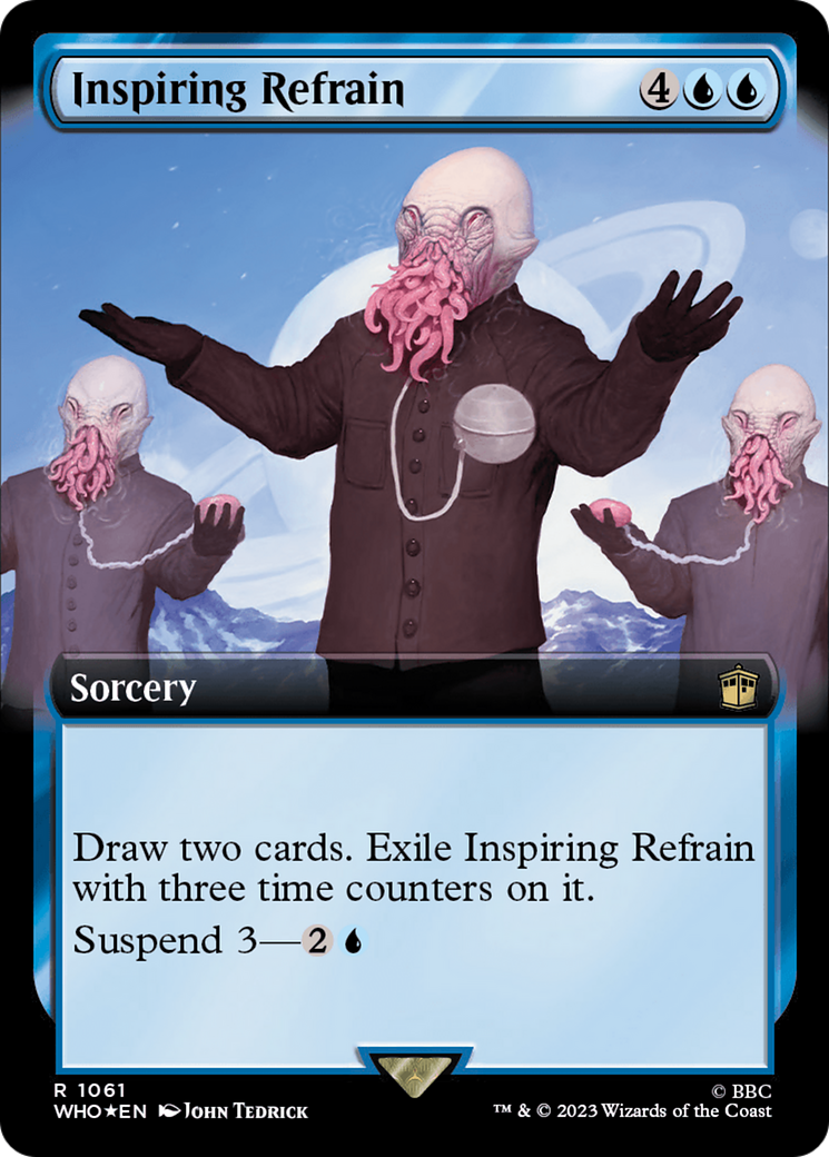Inspiring Refrain (Extended Art) (Surge Foil) [Doctor Who] | Odin's Place