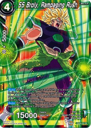 SS Broly, Rampaging Rush (EX04-02) [Unity of Saiyans] | Odin's Place