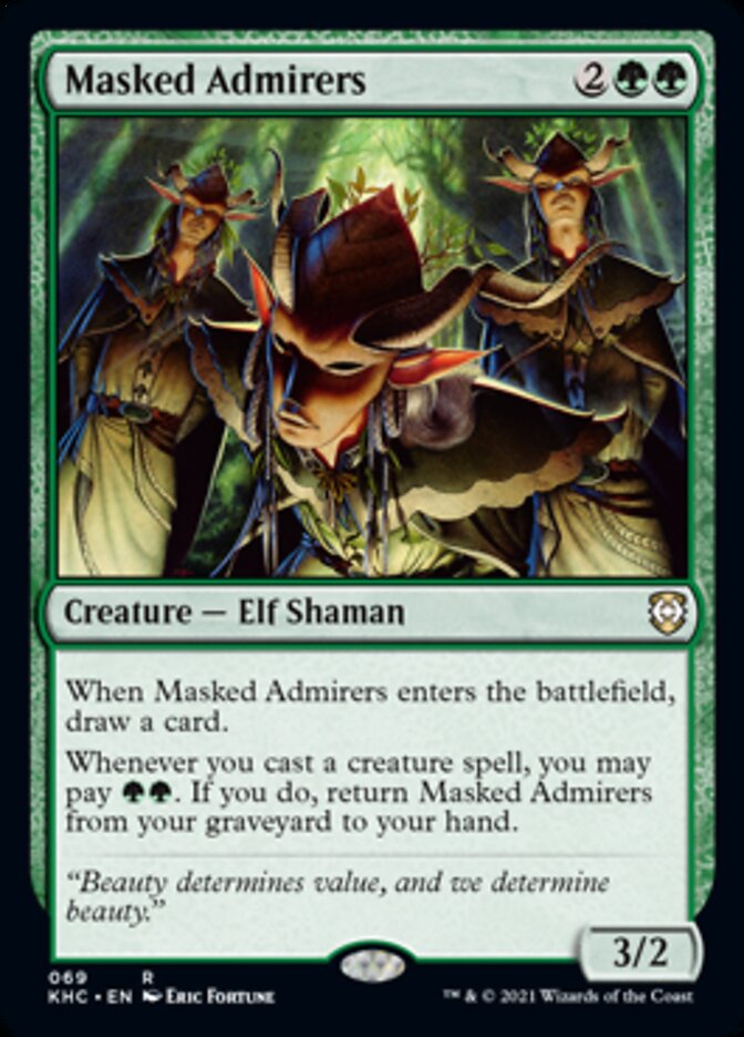 Masked Admirers [Kaldheim Commander] | Odin's Place