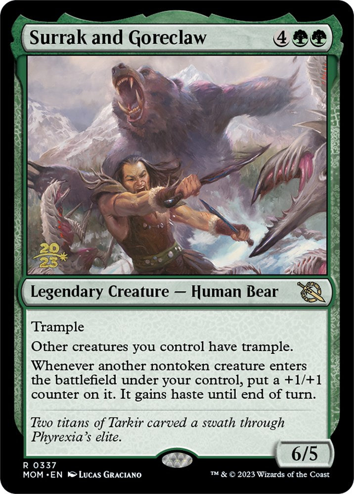 Surrak and Goreclaw [March of the Machine Prerelease Promos] | Odin's Place