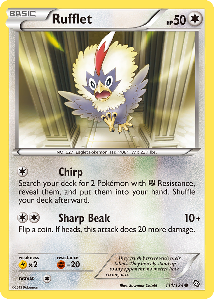 Rufflet (111/124) [Black & White: Dragons Exalted] | Odin's Place