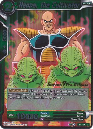 Nappa, the Cultivator (BT7-067_PR) [Assault of the Saiyans Prerelease Promos] | Odin's Place