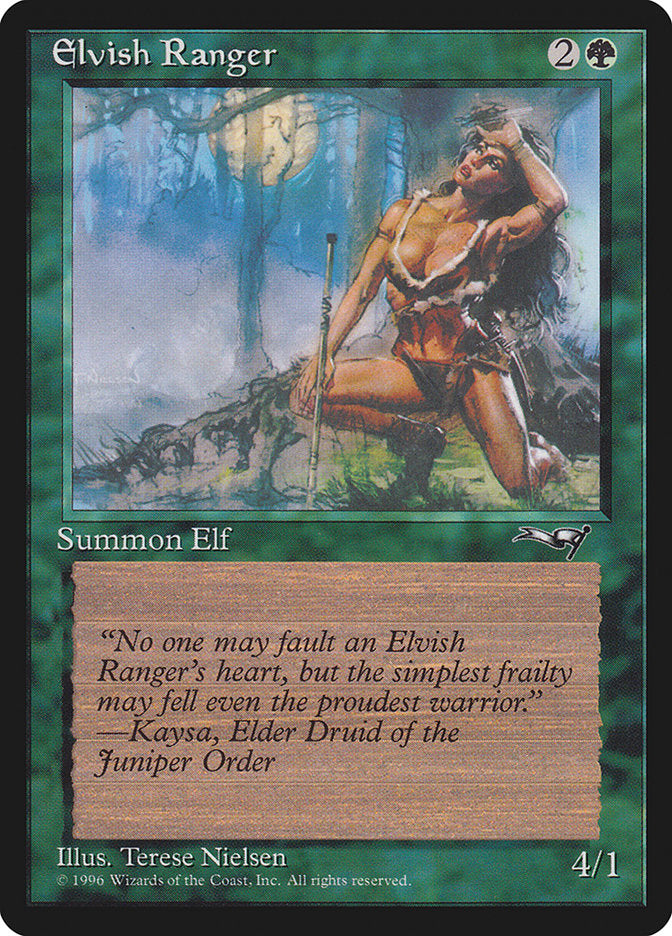 Elvish Ranger (Moon Background) [Alliances] | Odin's Place