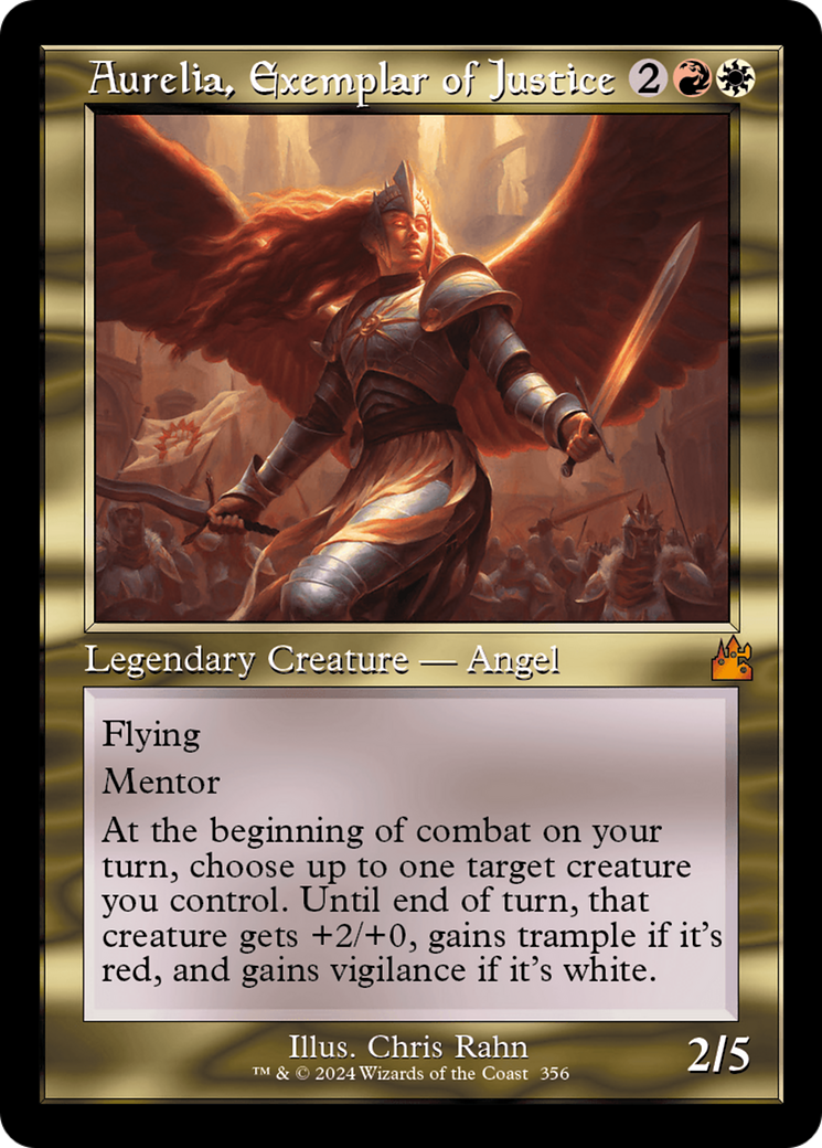 Aurelia, Exemplar of Justice (Retro) [Ravnica Remastered] | Odin's Place