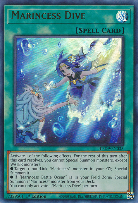 Marincess Dive [LED9-EN035] Ultra Rare | Odin's Place
