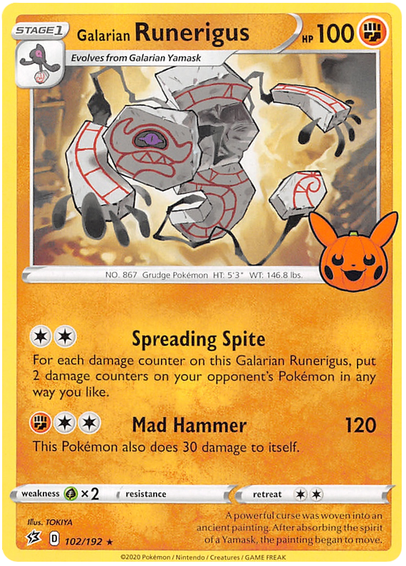 Galarian Runerigus (102/192) [Trick or Trade 2023] | Odin's Place