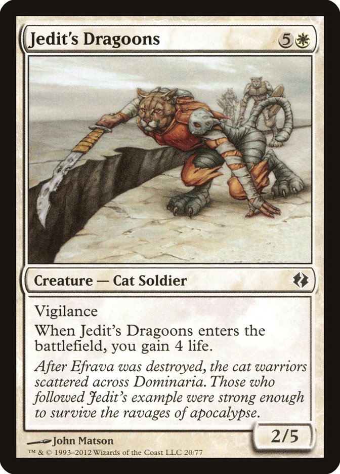 Jedit's Dragoons (20) [Duel Decks: Venser vs. Koth] | Odin's Place