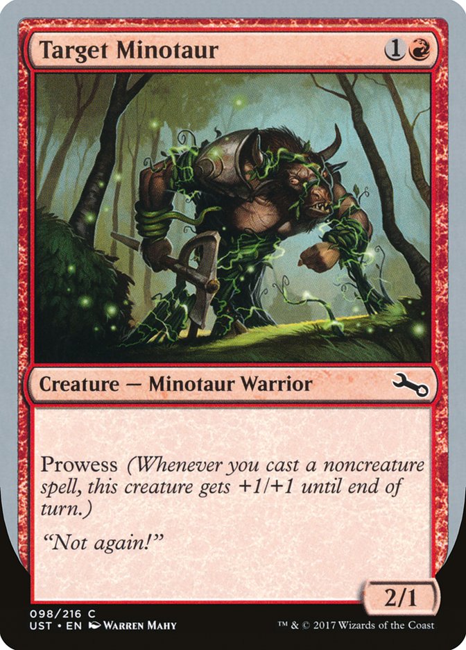 Target Minotaur (98) (Vine Art) [Unstable] | Odin's Place