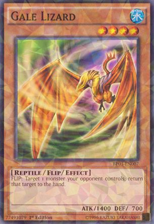 Gale Lizard [BP03-EN007] Shatterfoil Rare | Odin's Place