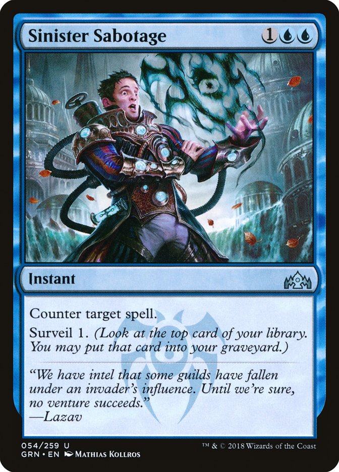 Sinister Sabotage (54) [Guilds of Ravnica] | Odin's Place