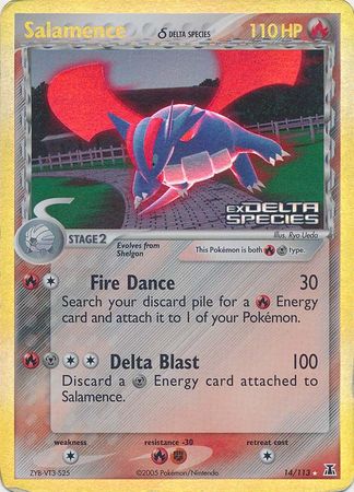 Salamence (14/113) (Delta Species) (Stamped) [EX: Delta Species] | Odin's Place
