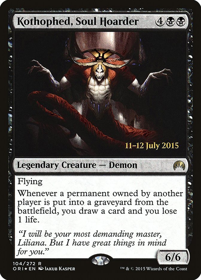 Kothophed, Soul Hoarder (104) [Magic Origins Prerelease Promos] | Odin's Place
