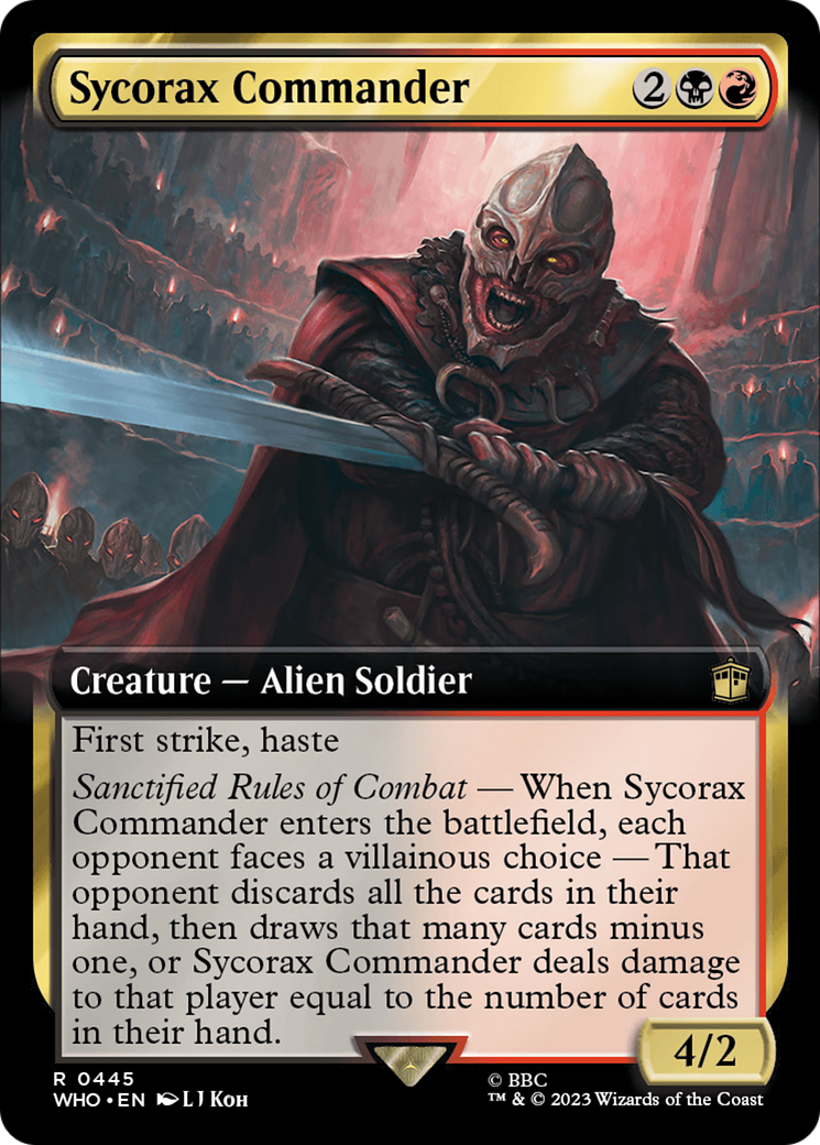Sycorax Commander (Extended Art) [Doctor Who] | Odin's Place