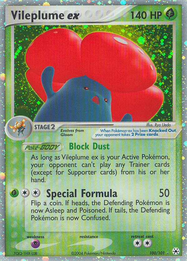 Vileplume ex (100/101) [EX: Hidden Legends] | Odin's Place