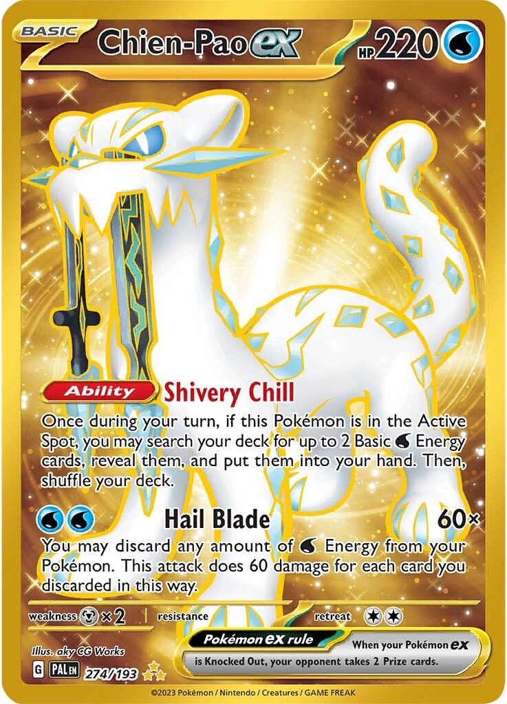 Chien-Pao ex (274/193) [Scarlet & Violet: Paldea Evolved] | Odin's Place