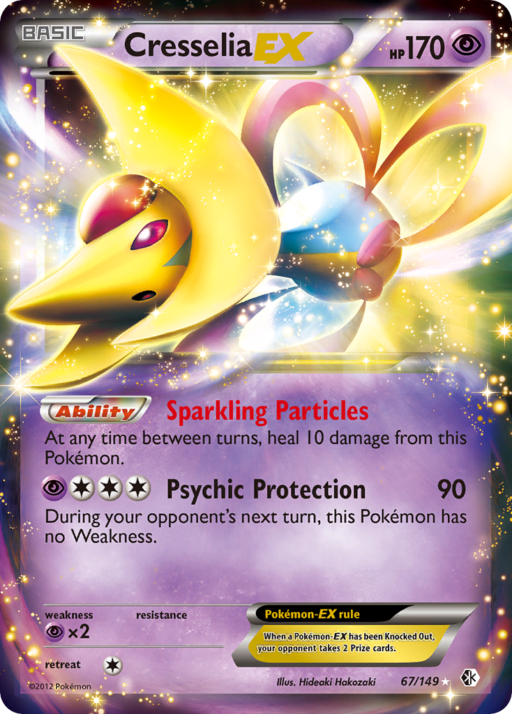 Cresselia EX (67/149) [Black & White: Boundaries Crossed] | Odin's Place