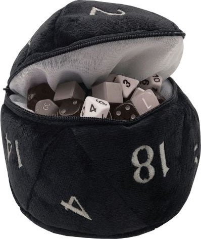 Ultra Pro D20 Plush Dice Bag Black | Odin's Place