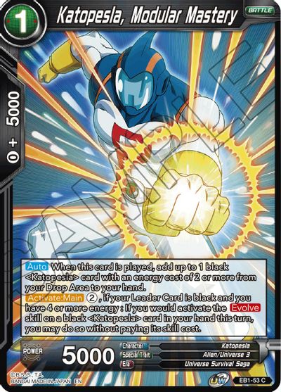 Katopesla, Modular Mastery (EB1-53) [Battle Evolution Booster] | Odin's Place
