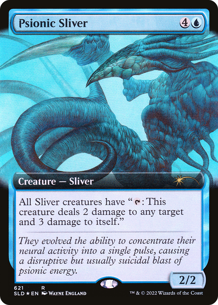 Psionic Sliver (Extended Art) [Secret Lair Drop Promos] | Odin's Place