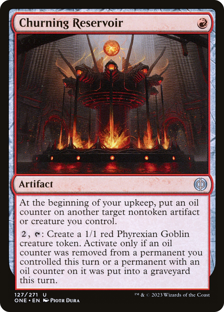 Churning Reservoir [Phyrexia: All Will Be One] | Odin's Place