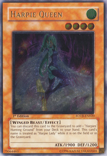 Harpie Queen [FOTB-EN020] Ultimate Rare | Odin's Place