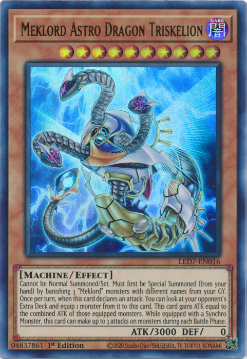Meklord Astro Dragon Triskelion [LED7-EN016] Ultra Rare | Odin's Place