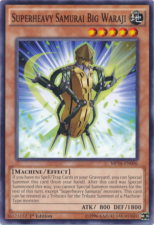 Superheavy Samurai Big Waraji [MP16-EN006] Common | Odin's Place