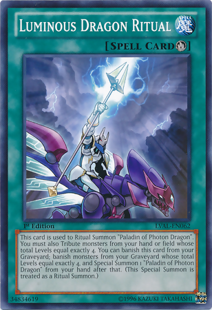 Luminous Dragon Ritual [LVAL-EN062] Common | Odin's Place