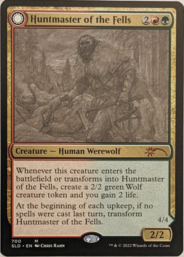 Huntmaster of the Fells // Ravager of the Fells (Sketch) [Secret Lair Drop Promos] | Odin's Place