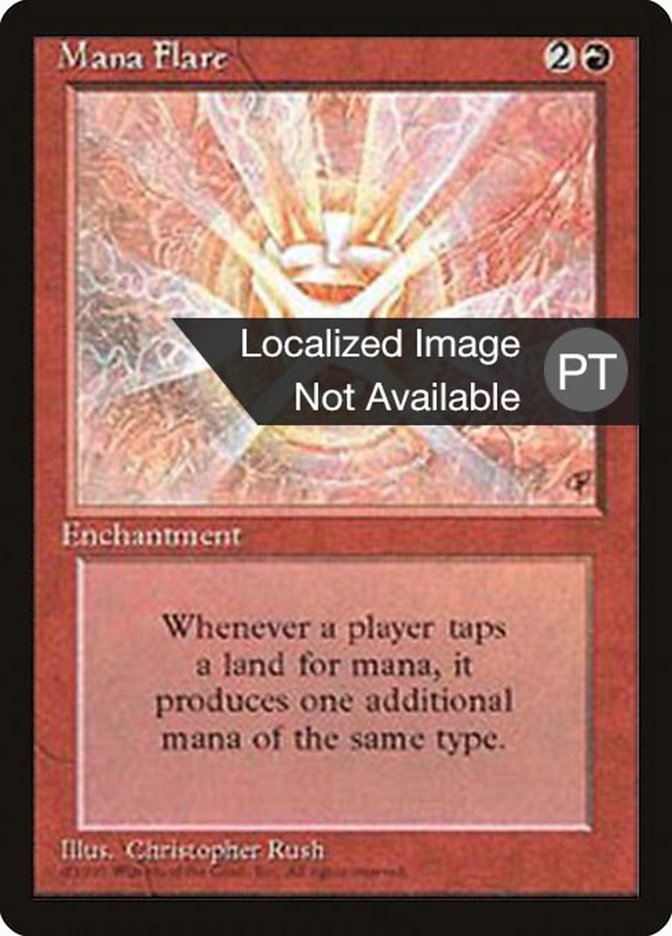 Mana Flare [Fourth Edition (Foreign Black Border)] | Odin's Place