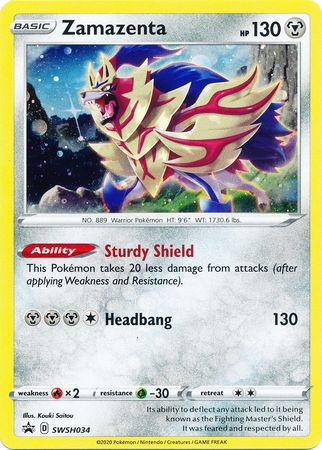 Zamazenta (SWSH034) [Sword & Shield: Black Star Promos] | Odin's Place