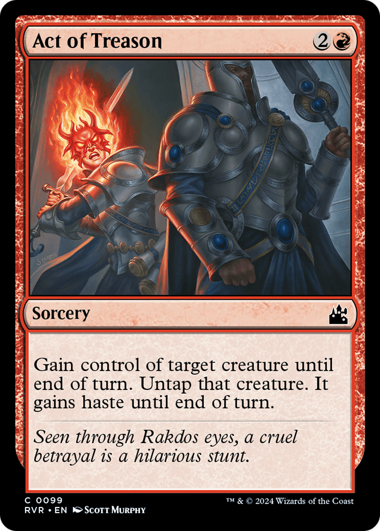 Act of Treason [Ravnica Remastered] | Odin's Place