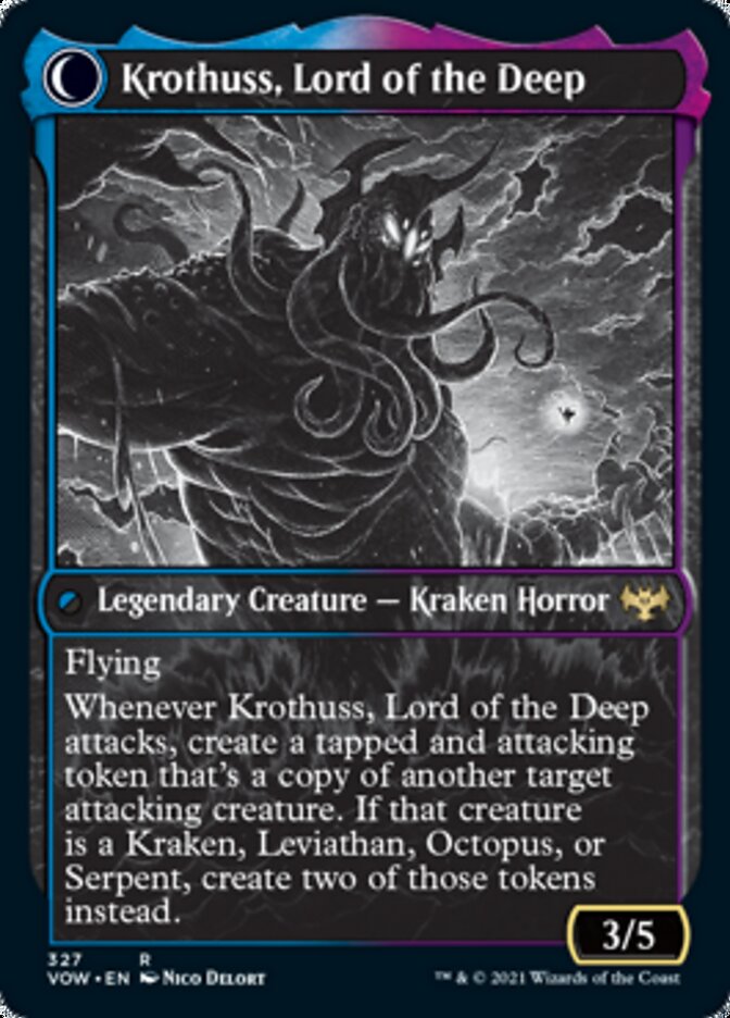 Runo Stromkirk // Krothuss, Lord of the Deep (Showcase Eternal Night) [Innistrad: Crimson Vow] | Odin's Place