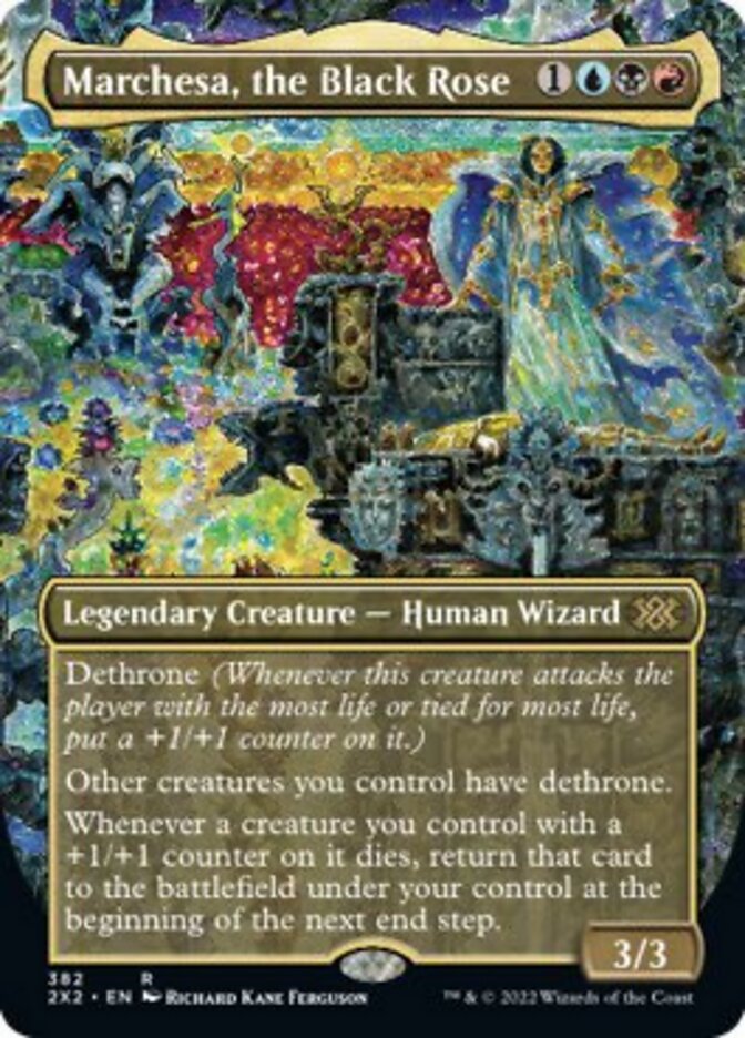 Marchesa, the Black Rose (Borderless Alternate Art) [Double Masters 2022] | Odin's Place