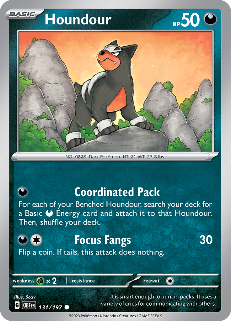 Houndour (131/197) [Scarlet & Violet: Obsidian Flames] | Odin's Place