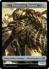 Phyrexian Wurm // Phyrexian Horror Double-Sided Token [Phyrexia: All Will Be One Commander Tokens] | Odin's Place