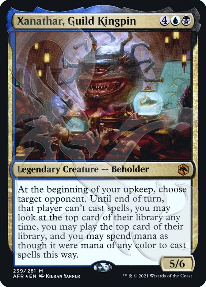 Xanathar, Guild Kingpin (Ampersand Promo) [Dungeons & Dragons: Adventures in the Forgotten Realms Promos] | Odin's Place