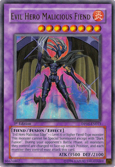 Evil Hero Malicious Fiend [DP06-EN013] Ultra Rare | Odin's Place