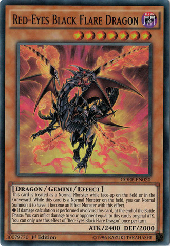 Red-Eyes Black Flare Dragon [CORE-EN020] Super Rare | Odin's Place