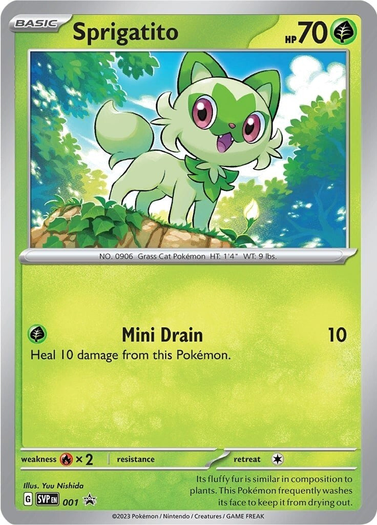 Sprigatito (001) [Scarlet & Violet: Black Star Promos] | Odin's Place