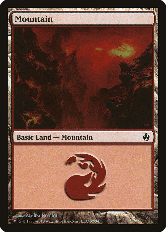Mountain (32) [Premium Deck Series: Fire and Lightning] | Odin's Place