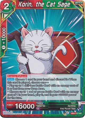 Korin, the Cat Sage (DB3-117) [Giant Force] | Odin's Place