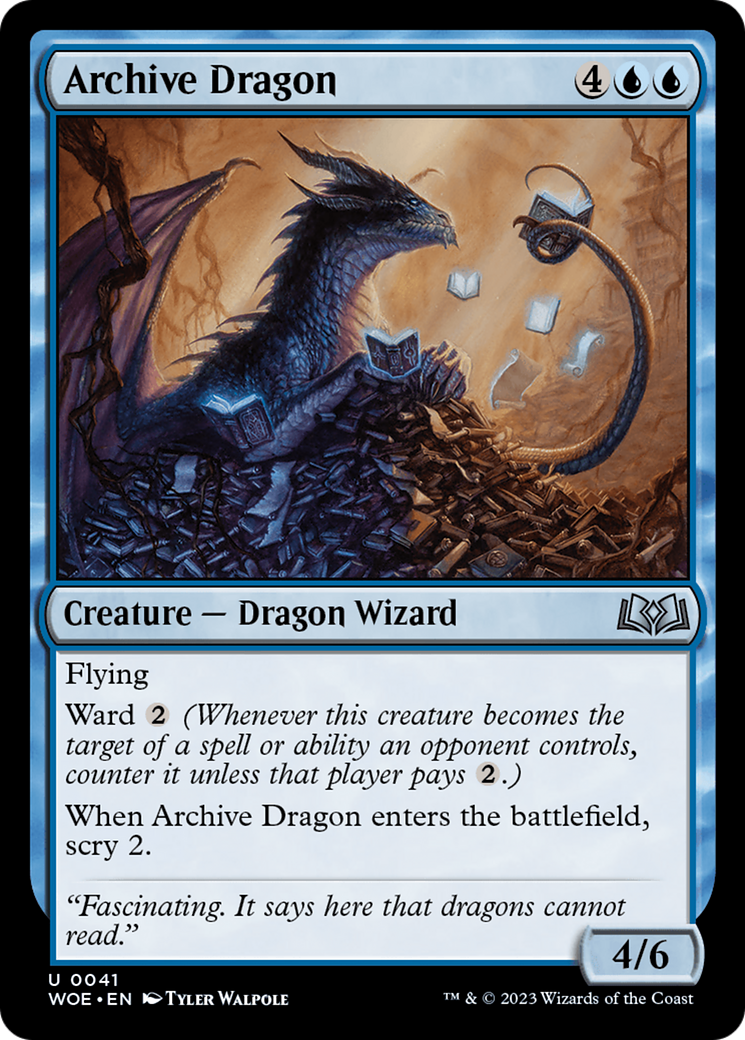 Archive Dragon [Wilds of Eldraine] | Odin's Place